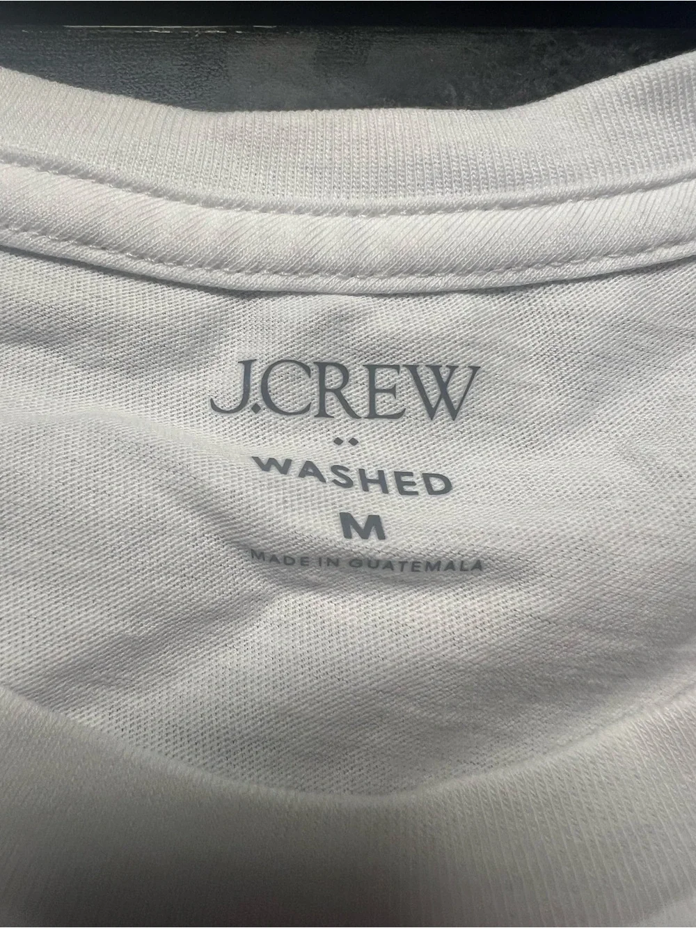 Cotton washed jersey tee